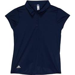 Adidas Girls' Performance Polo Shirt, Medium, Collegiate Navy Blue Collegiate Navy