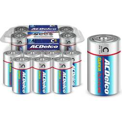 ACDelco C Cell Batteries Super Alkaline C Battery 8-Count