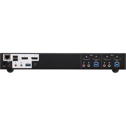 ATEN CS1942DP Commutateur écran-clavier-souris/audio/USB 2 x KVM audio 2 utilisateurs locaux de bureau