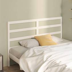 vidaXL white, 166 Solid Wood Pine Bed Headboard