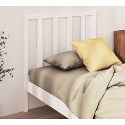 vidaXL white, 106 Solid Wood Pine Bed Bed Headboard