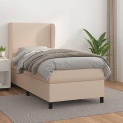 vidaXL cappuccino, 100 cm/plain design Box Spring