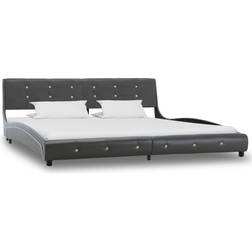 vidaXL Bedframe Kunstleer 180x200 cm Grijs