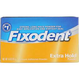 Fixodent Pwd Ex Hold 1.6z Extra Hold Denture Adhesive Powder