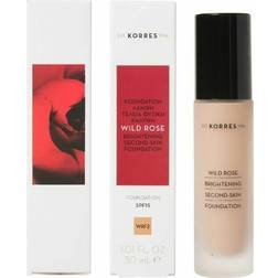 Korres Wild Rose Brightening Second-Skin Foundation SPF15 WRF2 30 ml