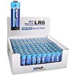 XCell Batteri alkaliskt 1,5 V Mignon 100 kartong – 146495
