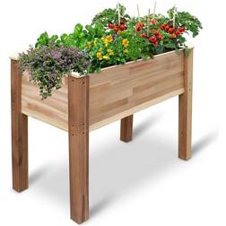 Jumbl Raised Canadian Cedar Garden Bed 18x34x30"