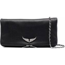 Zadig & Voltaire Clutch Rock Swing Your Wings Sort/Sølv