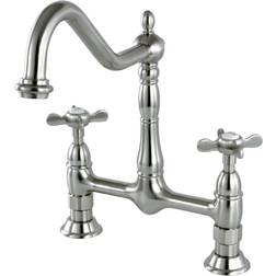 Kingston Brass KS1178BEX 8 Inch Centerset Kitchen Faucet Brushed Nickel