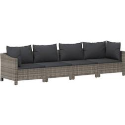 vidaXL 362686 Loungeset, Bord inkl. 4 Soffor