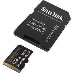 SanDisk 128gb imagemate pro micro sdxc card uhs-i adapter