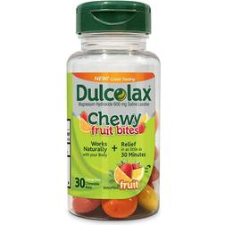 Dulcolax Chewy Fruit Bites, Saline Laxative, Assorted Fruit