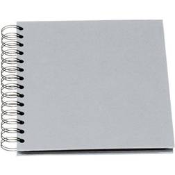 S.O.H.O. Fotoalbum Wire-O 60 Seiten 180x180mm Stone/schwarz