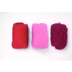 Glorex schafwolle fuchsia 30 kinderbasteln