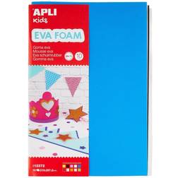 Apli Eva-gummi Kids A4 Vit Gul Multicolour Eva-gummi 10 antal