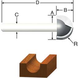 Vermont American Vermont American 23125 3/4 Core Box Router Bit