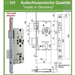 ZT-Einsteckschl.PZW 20/55/72/8 mm DIN R Silber Ktg.Kl 2 Zinkdruckgruss SSF