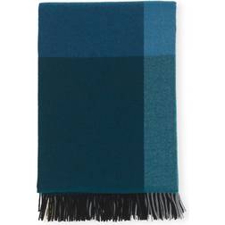 Vitra Colour Block Blankets Black/Blue Filz Blau, Schwarz