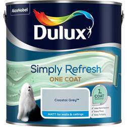 Dulux Simply Refresh One Coat Coastal Wall Paint Grey