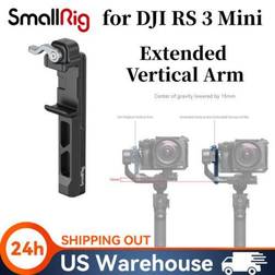 Smallrig extended vertical arm for dji rs 3 mini gimbal