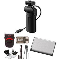 Sony vct-sgr1 shooting grip and tripod and battery bundle