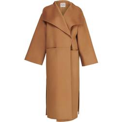 Toteme Signature Wool Cashmere Coat - Camel