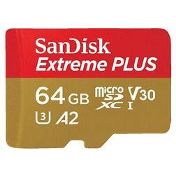 SanDisk Elite Extreme PLUS UHS-I, Micro-SDXC Speicherkarte, 64 GB, 200 MB/s