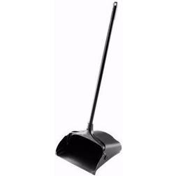 Rubbermaid Commercial FG253104BLA Long Handled Dust Pan with Wheels,Blk,PP