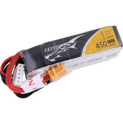 Tattu 450mAh 14.8V 75C 4S Lipo Akku XT30 Long