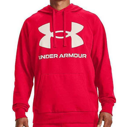 Under Armour Men's Rival Fleece Big Logo Hoodie - Red/Onyx White