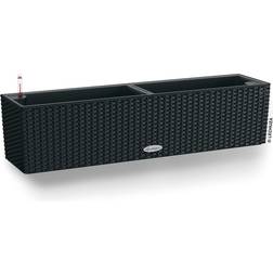 Lechuza Balconera Cottage 80 Komplettset graphitschwarz Krukke