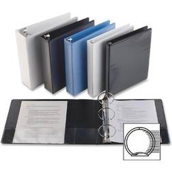 Business Source Sparco Round Ring View Binder 11 x 8-1/2 Inches Black