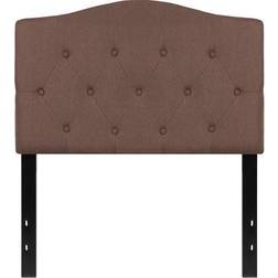 Flash Furniture Cambridge Tufted Upholstered Twin Size Headboard in Camel Fabric Cabecero