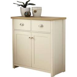 GFW Lancaster Cream/Oak Sideboard 79x81cm