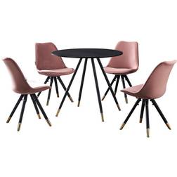 Life Interiors Life Interiors Sofia Dorchester Dining Set 5pcs