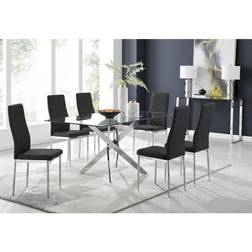 Furniturebox Leonardo 150cm Modern Dining Set