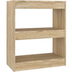 vidaXL sonoma Cabinet/Room Divider Book Shelf