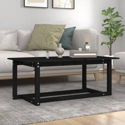 vidaXL Massivt Fyrretræ 110 x 55 x 45 cm Sofabord