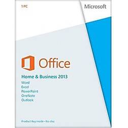 Microsoft Office Home and Business 2013 Product Key Card 1 PC