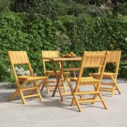 vidaXL Folding Garden Chairs 4 Garden Dining Chair