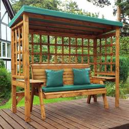 Charles Taylor Wooden Wentworth Garden Arbour 3 Outdoor Sofa