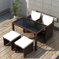 vidaXL 5 Piece Patio Dining Set