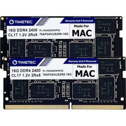 TIMETEC hynix ic 32gb kit2x16gb compatible for apple 2017 imac 27-inch w/re