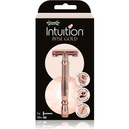 Wilkinson Sword Intuition Rose Gold Razor Rakhyvel utbyteshuvuden