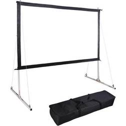 Yescom 120" 16:9 projector screen w/ stand fast folding indoor outdoor backyard movie