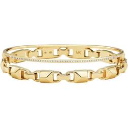 Michael Kors Mercer Link Bangle - Gold/Transparent