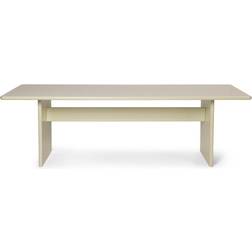 Ferm Living Rink Dining 90 x 240 cm Eggshell Table à manger