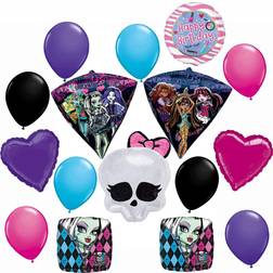 Monster High Birthday Party Supplies Diamonds Balloon Bouquet Decorations