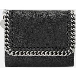 Stella McCartney Falabella Flap Wallet, Woman, Black