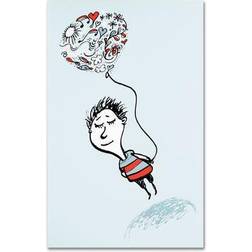 Trademark Fine Art 'Love Balloon Painting Print Wall Decor